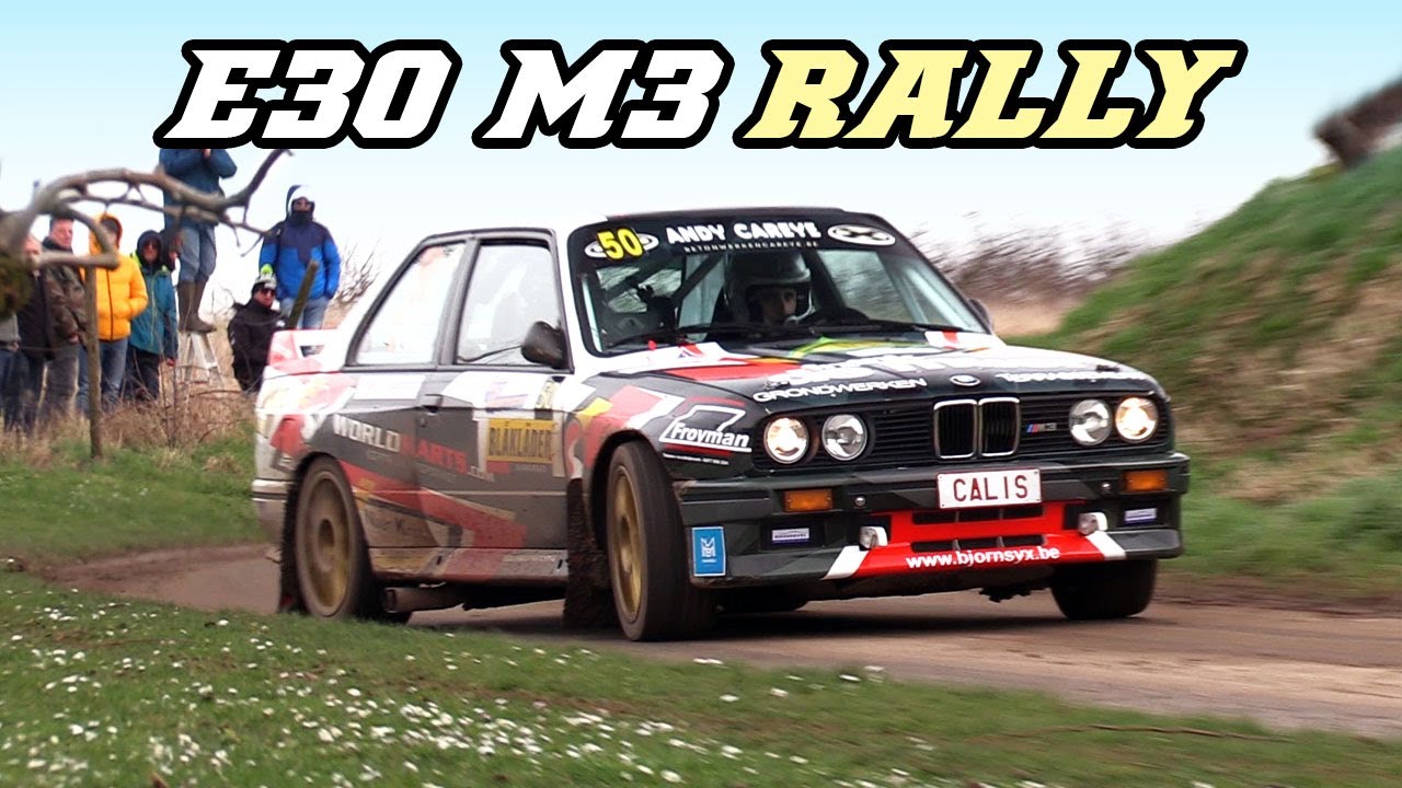 BMW E30 M3 Group A rallycars - M-POWER intake sounds