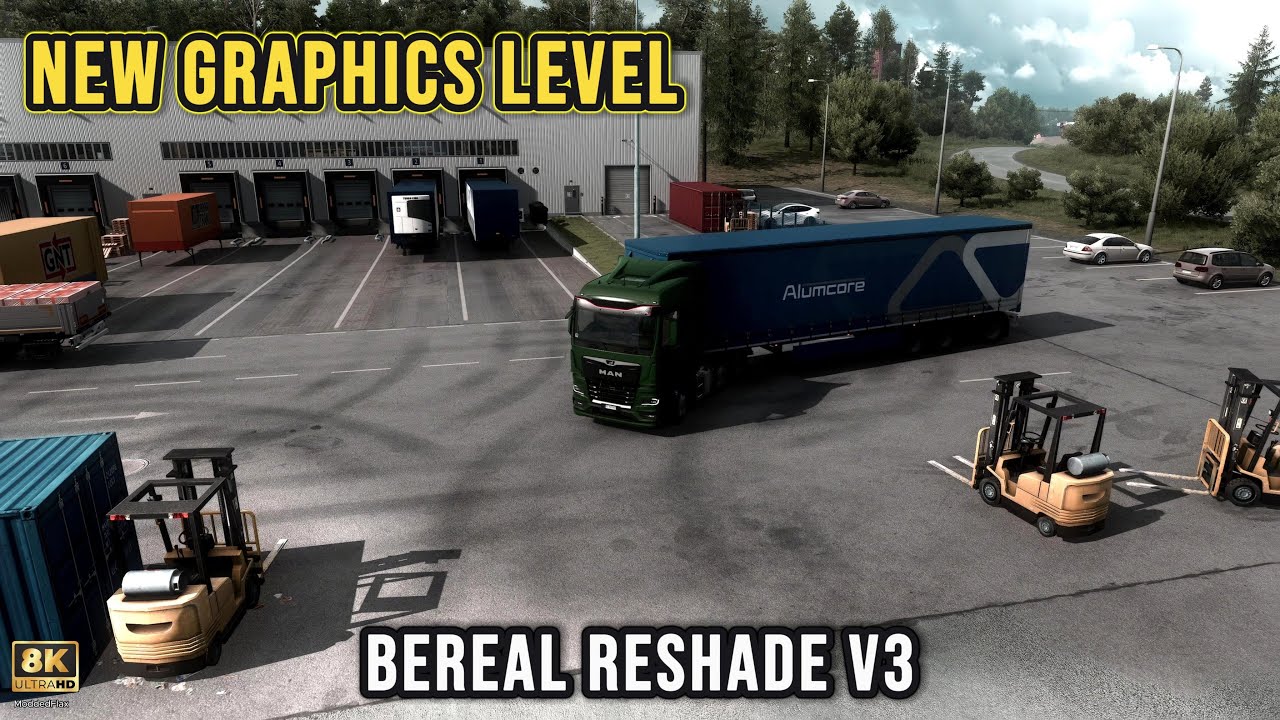 New Graphics Level in ETS2 |🤯| BeReal ReShade V3 Preset JBX3 8K