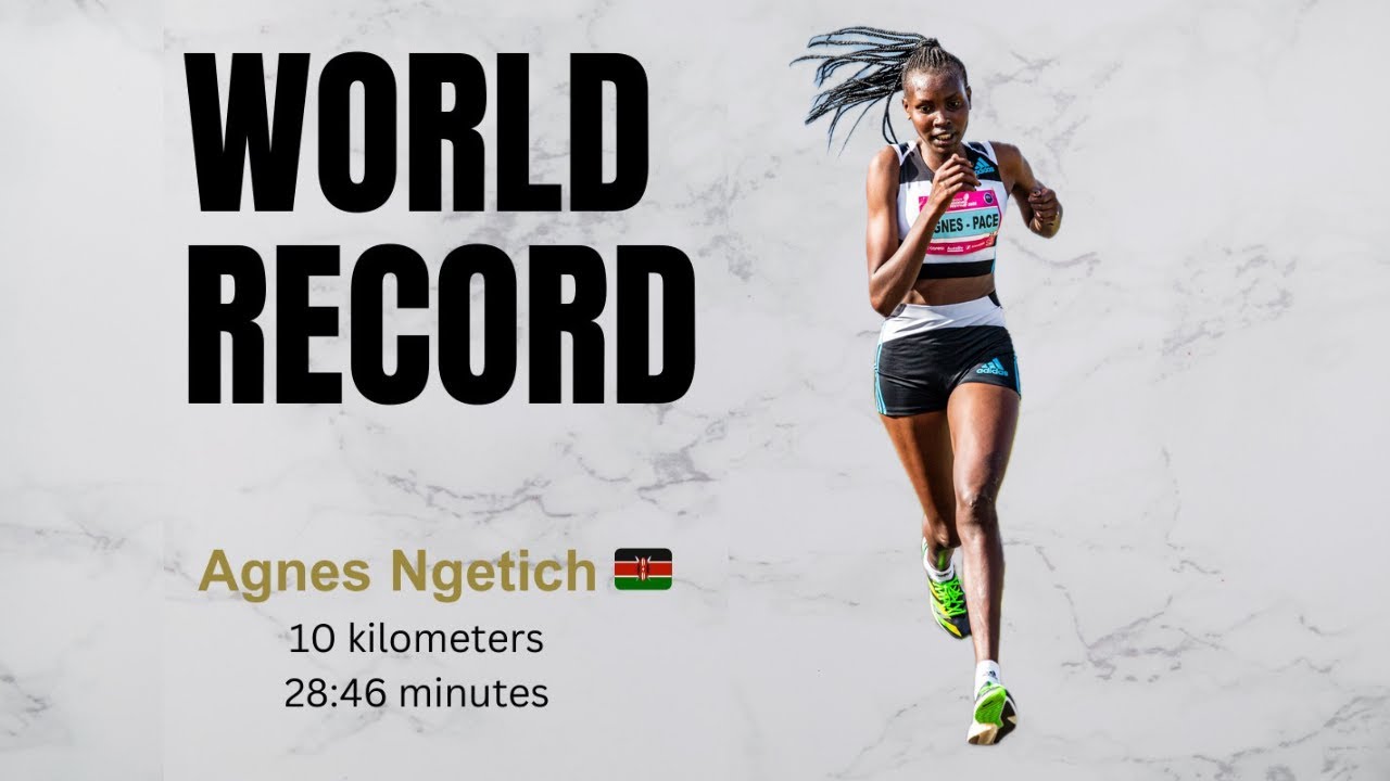 Kenya's Agnes Ngetich Sets Women's World 10km Record.