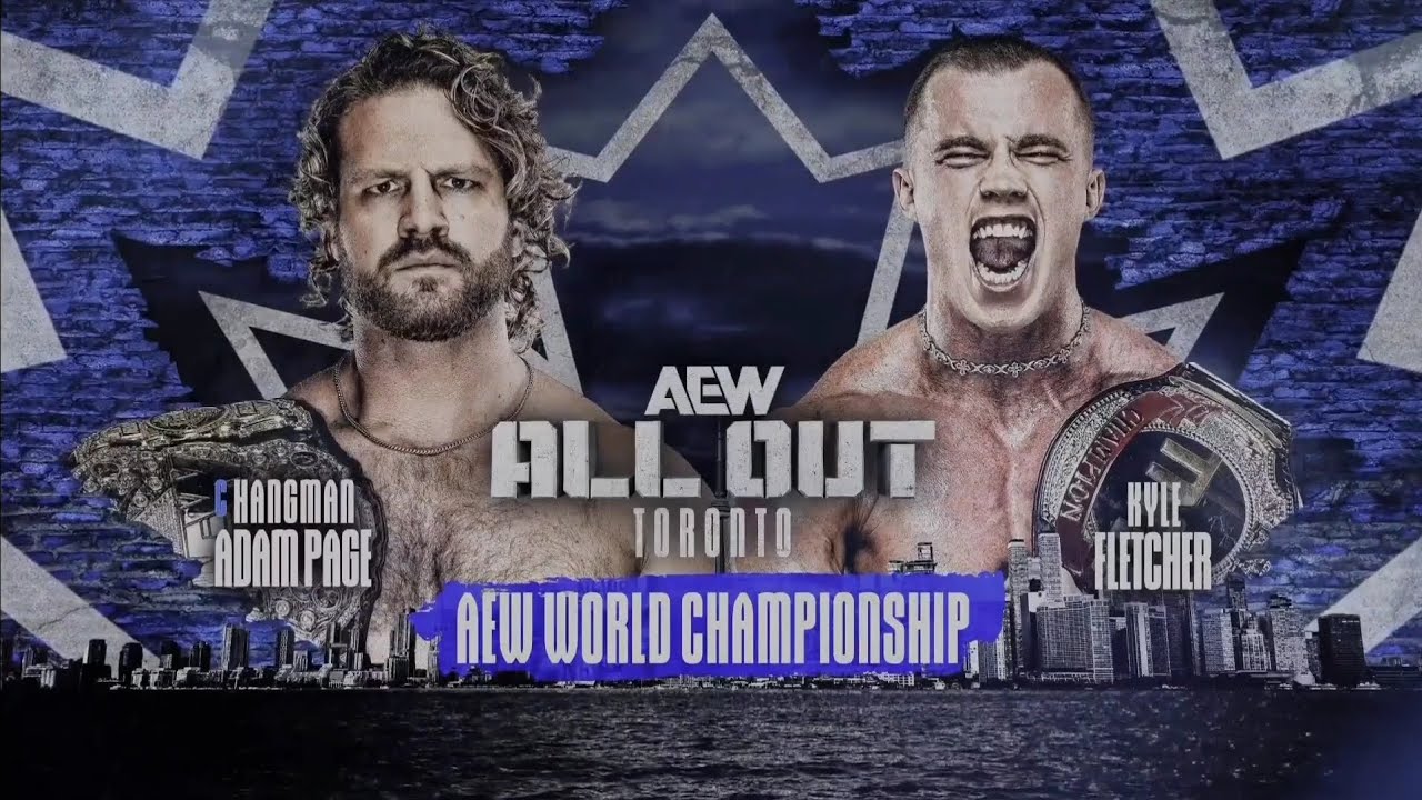 Hangman Adam Page Vs Kyle Fletcher AEW All Out Out 2025 Highlights 