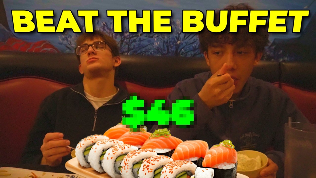 BEAT THE BUFFET AT AN ILLEGAL RESTURANT!!