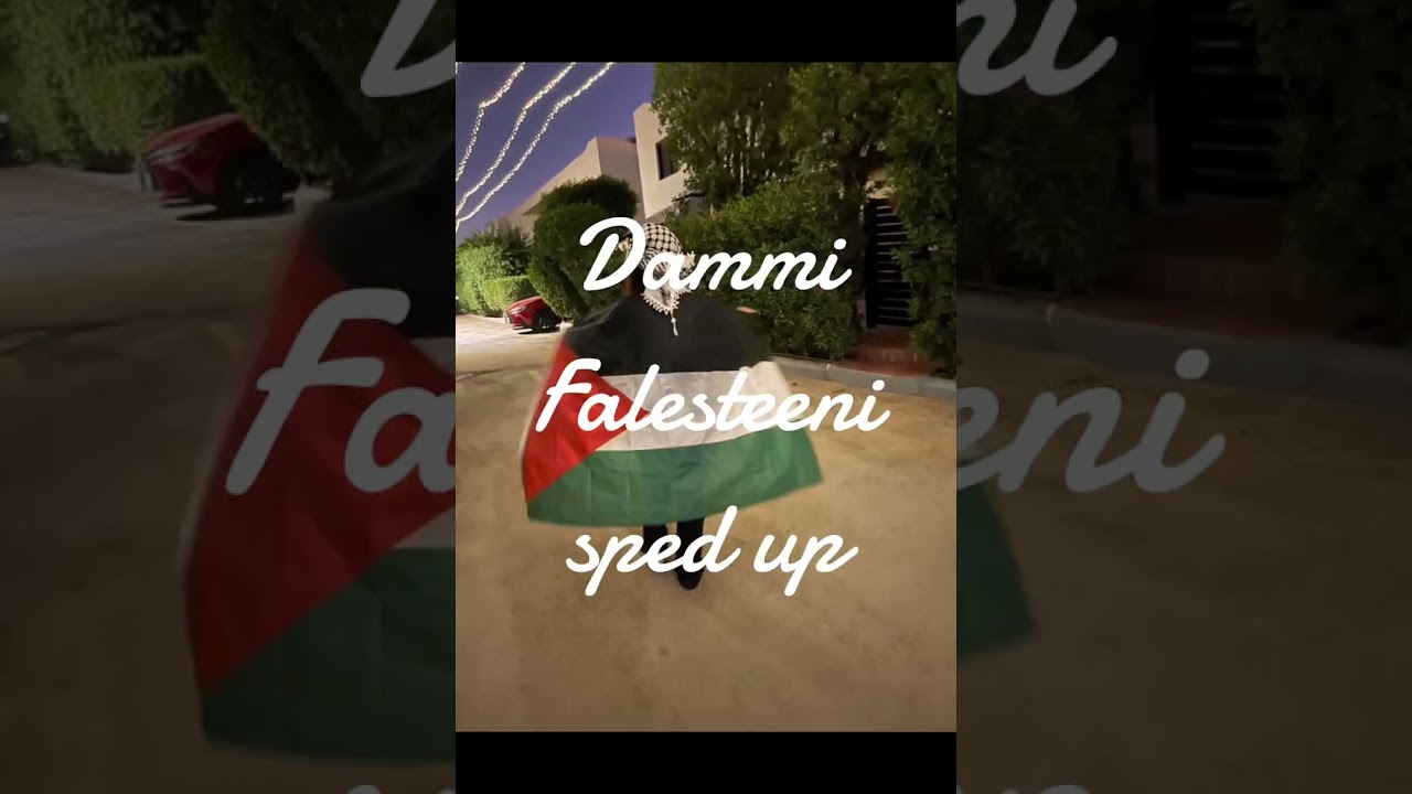 Dammi Falastini (my blood is Palestinian) by Mohammed Assaf - sped up