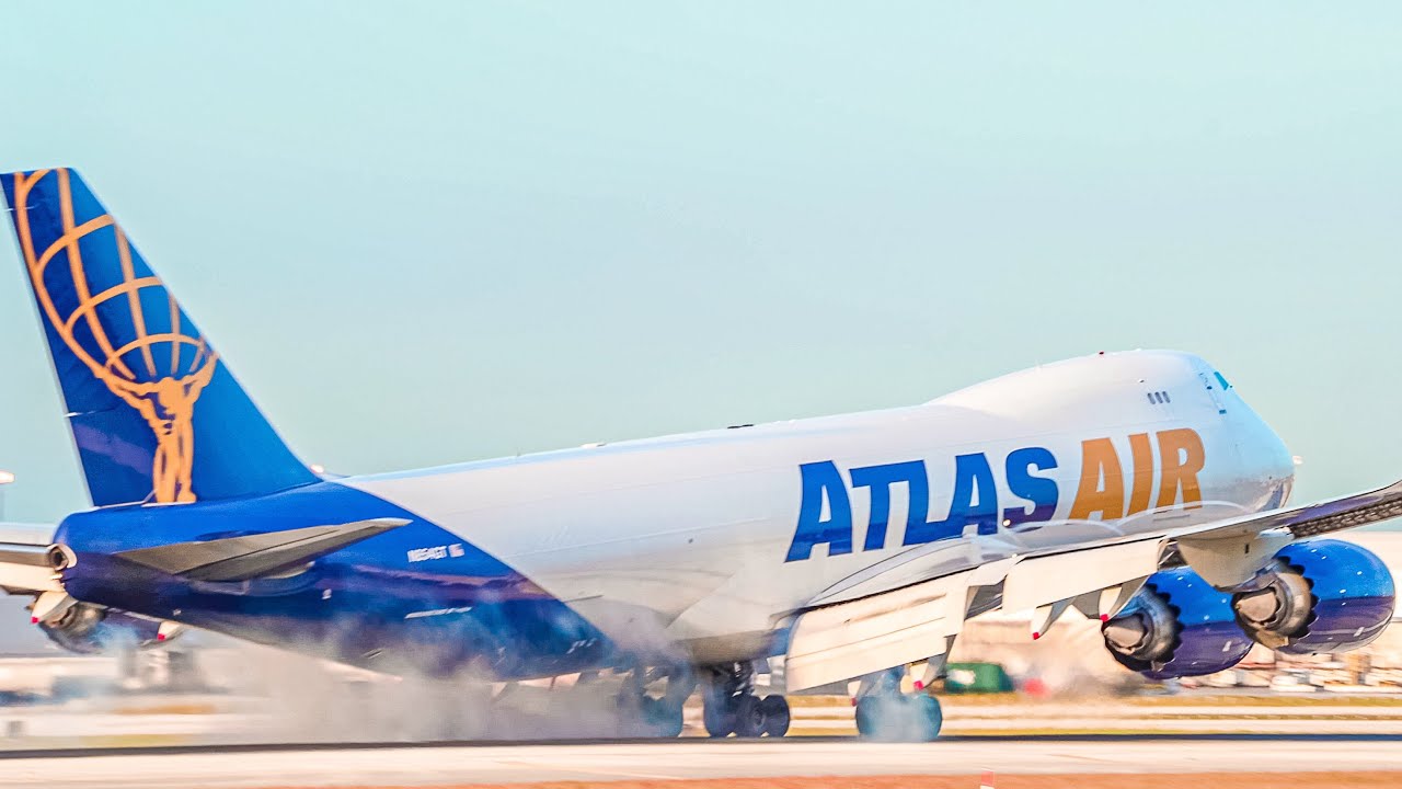 Live ATC 4K Miami International Airport Plane Spotting Video | Boeing 747, Boeing 777