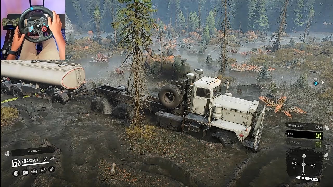 SnowRunner PS4 - Missing Oil Tank |  Logitech G29 Gameplay |