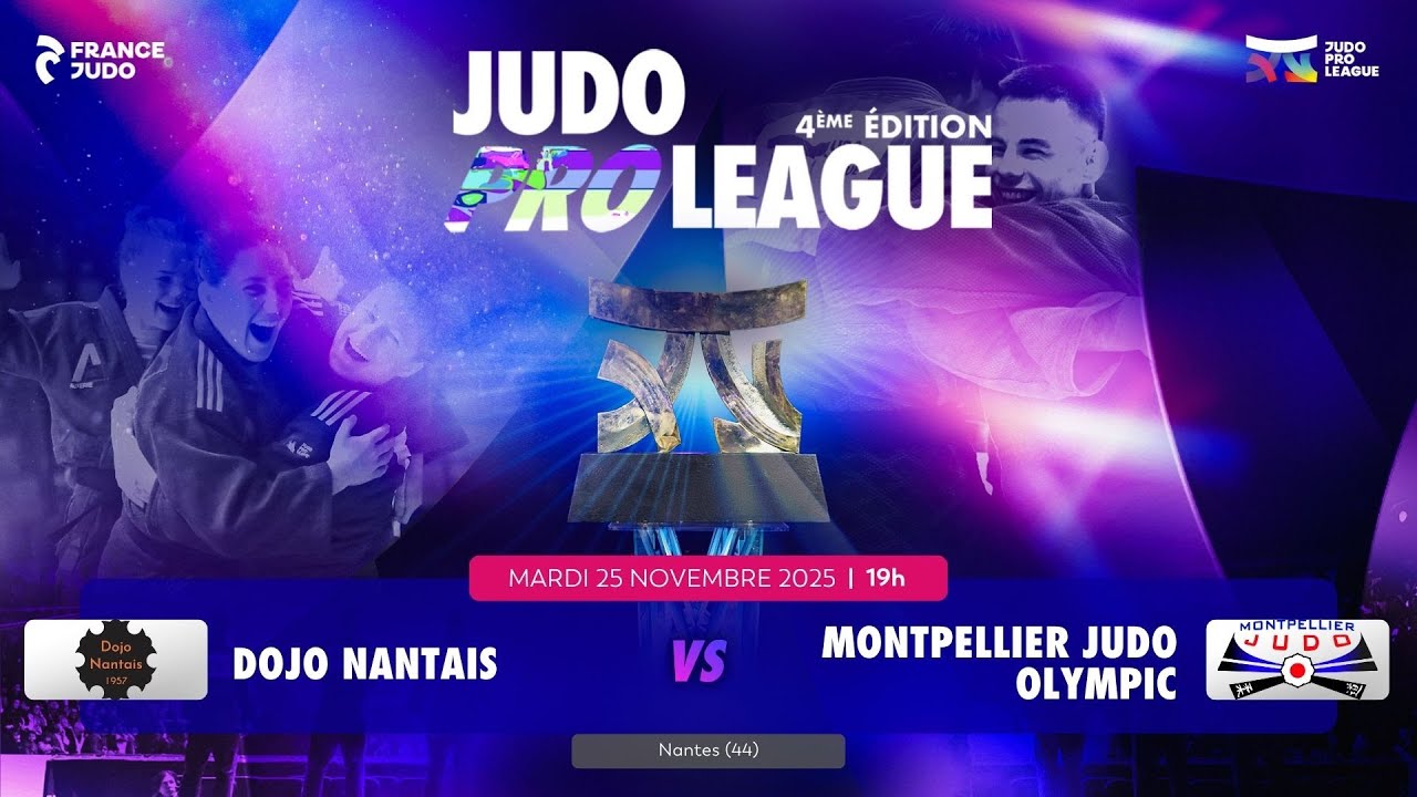Dojo Nantais vs Montpellier Judo Olympic | Eliminatoires Judo Pro League 2025-2026 - Saison 4