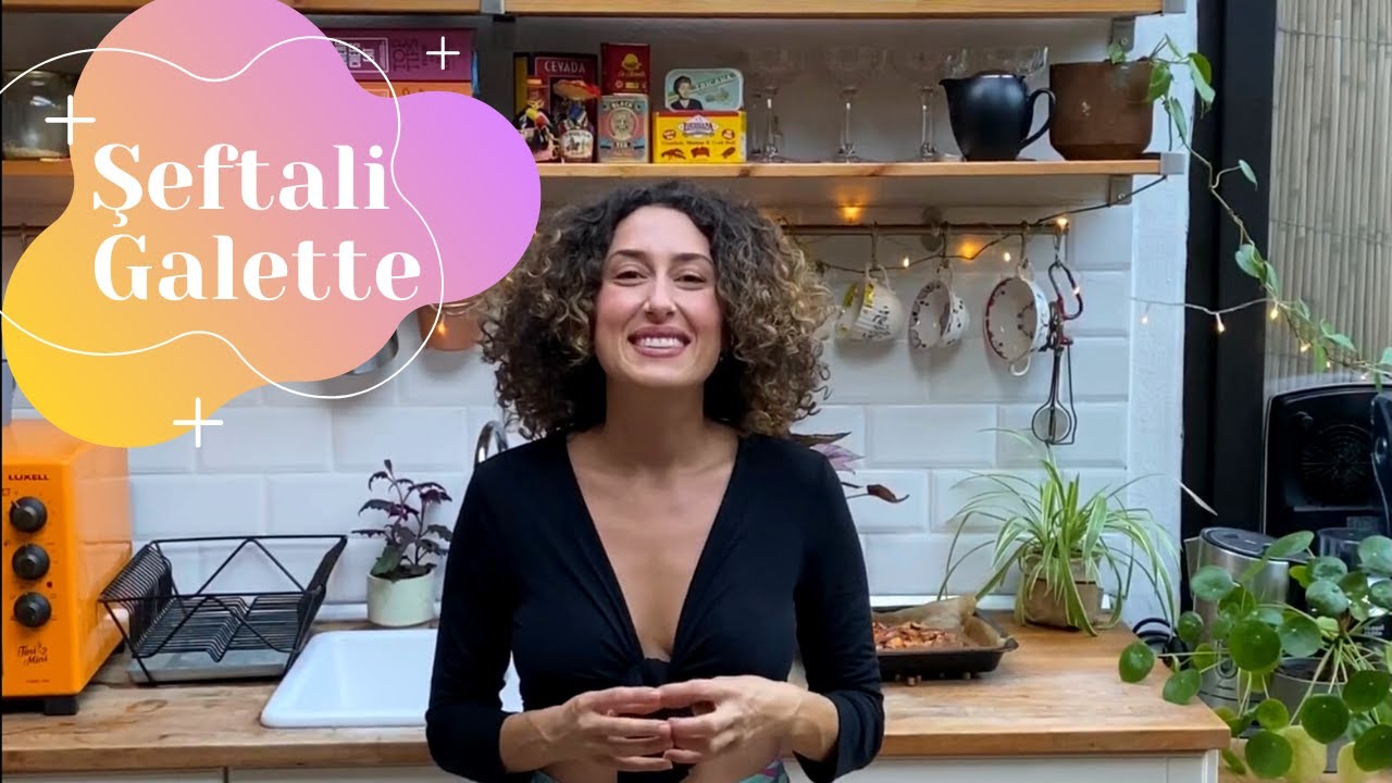Şeftali Galette (Glutensiz, Laktozsuz, Rafine Şekersiz)