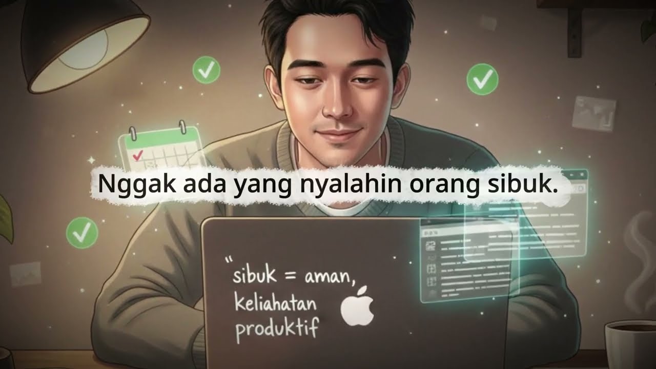 Kenapa Kamu Sibuk Tapi Tidak Pernah Merasa Selesai | Produktivitas Tenang