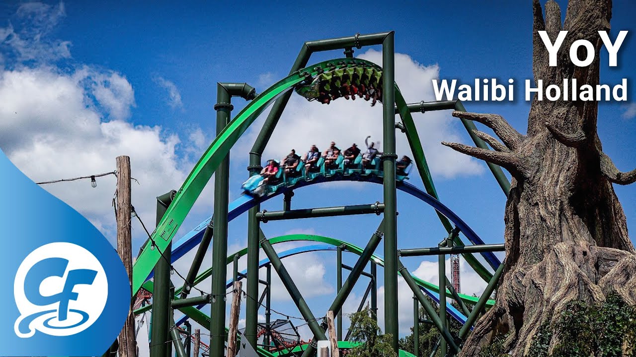 YoY off-ride 4K B-Roll Walibi Holland