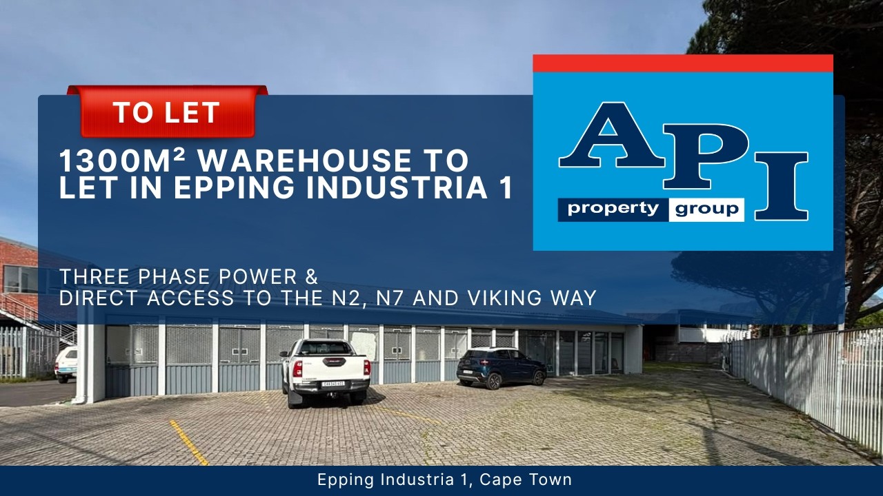 1300m&sup2; Warehouse To Let in Epping Industria 1