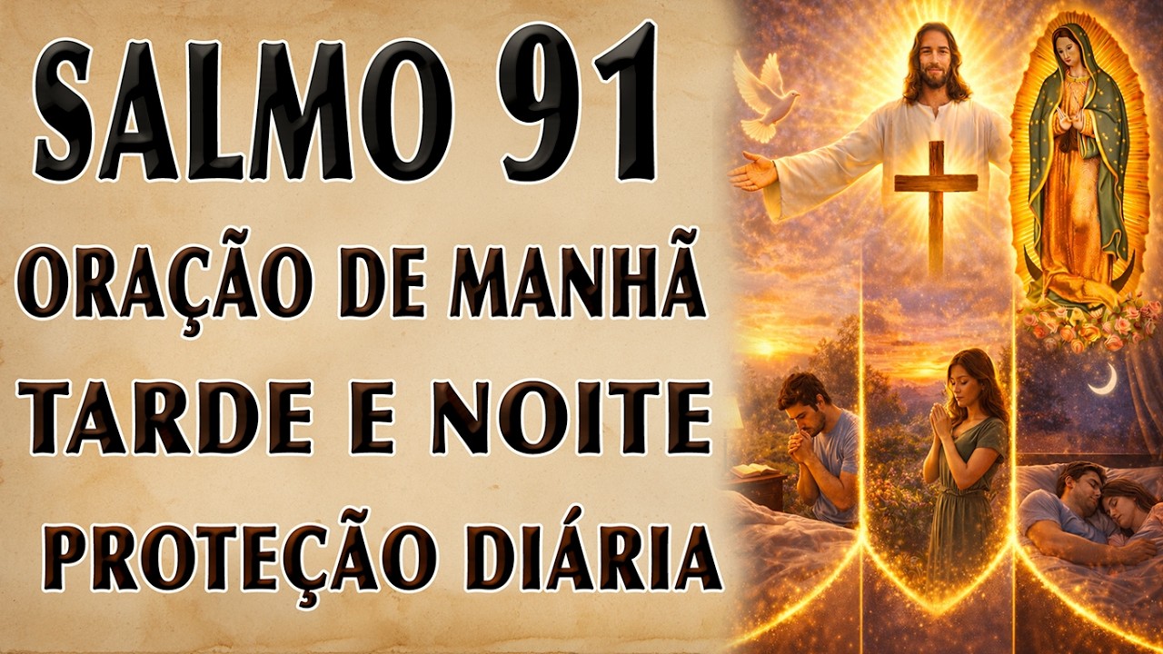 SALMO 91 PROTEÇÃO DIÁRIA MANHÃ, TARDE E NOITE