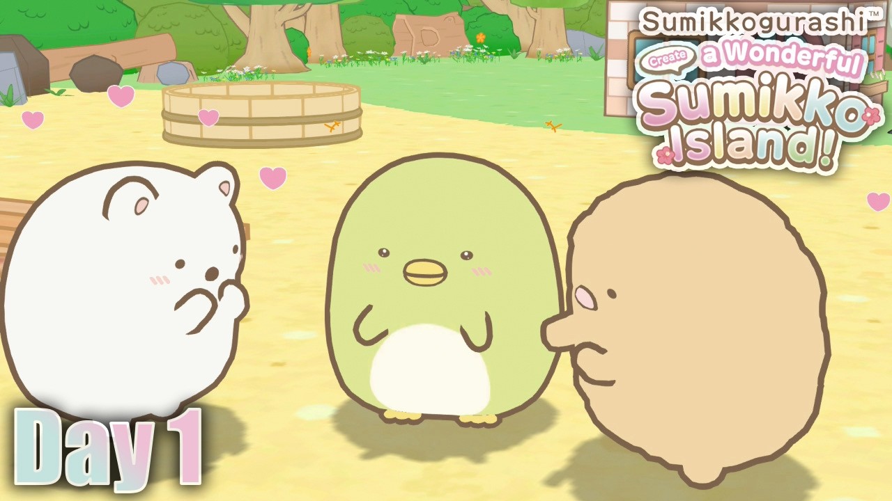 Sumikkogurashi: Create a Wonderful Sumikko Island | The Island Life | Day 1 | Ninqueso Cozy Plays
