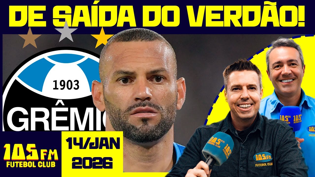 PALMEIRAS SE DESPEDE DE WEVERTON! - AO VIVO - 105FM FUTEBOL CLUB - 14/01/2026