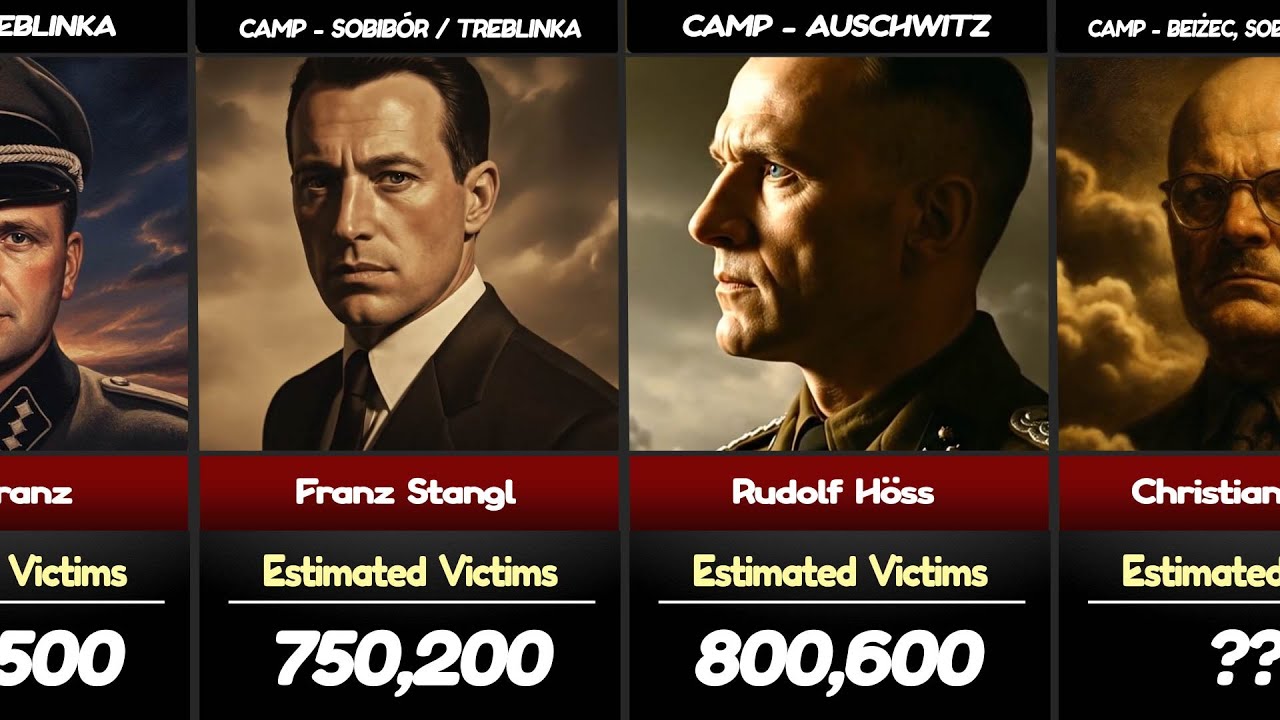 These Nazi Camp Leaders Killed MILLIONS | WW2's Deadliest War Criminals