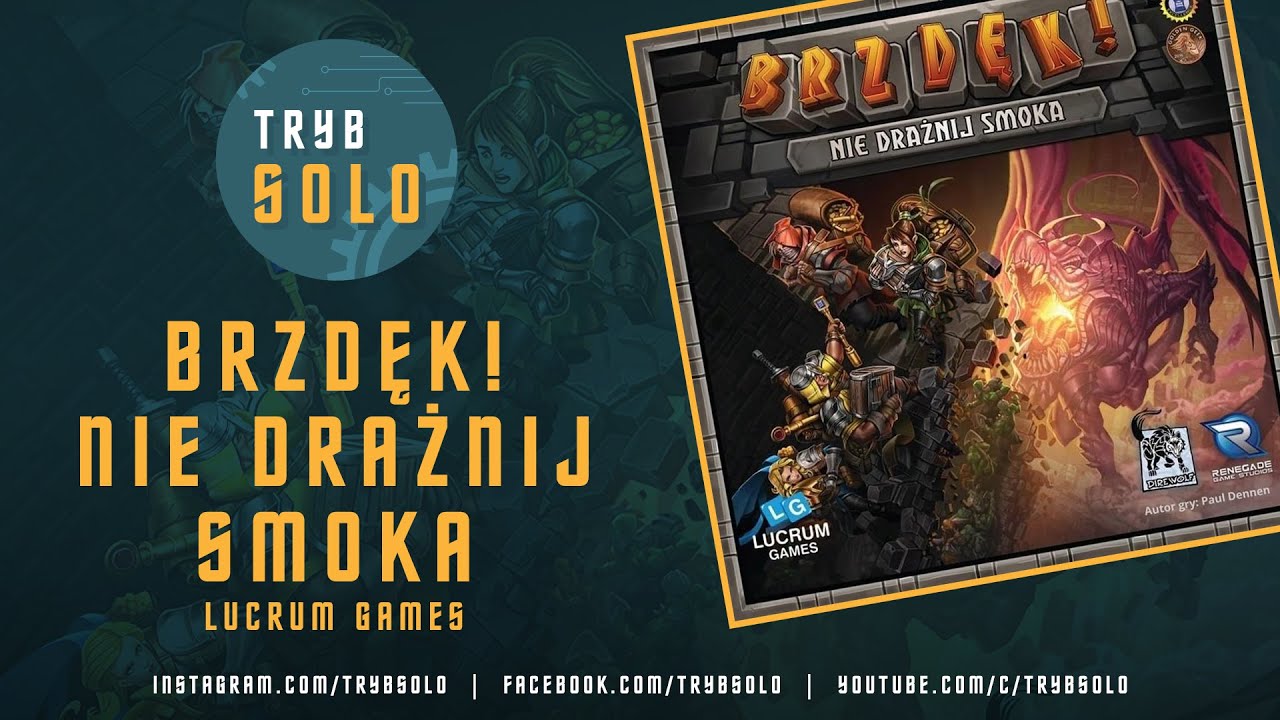 🇵🇱 Brzdęk! Nie Drażnij Smoka (Lucrum Games) | om&oacute;wienie, unboxing i pierwsze wrażenia