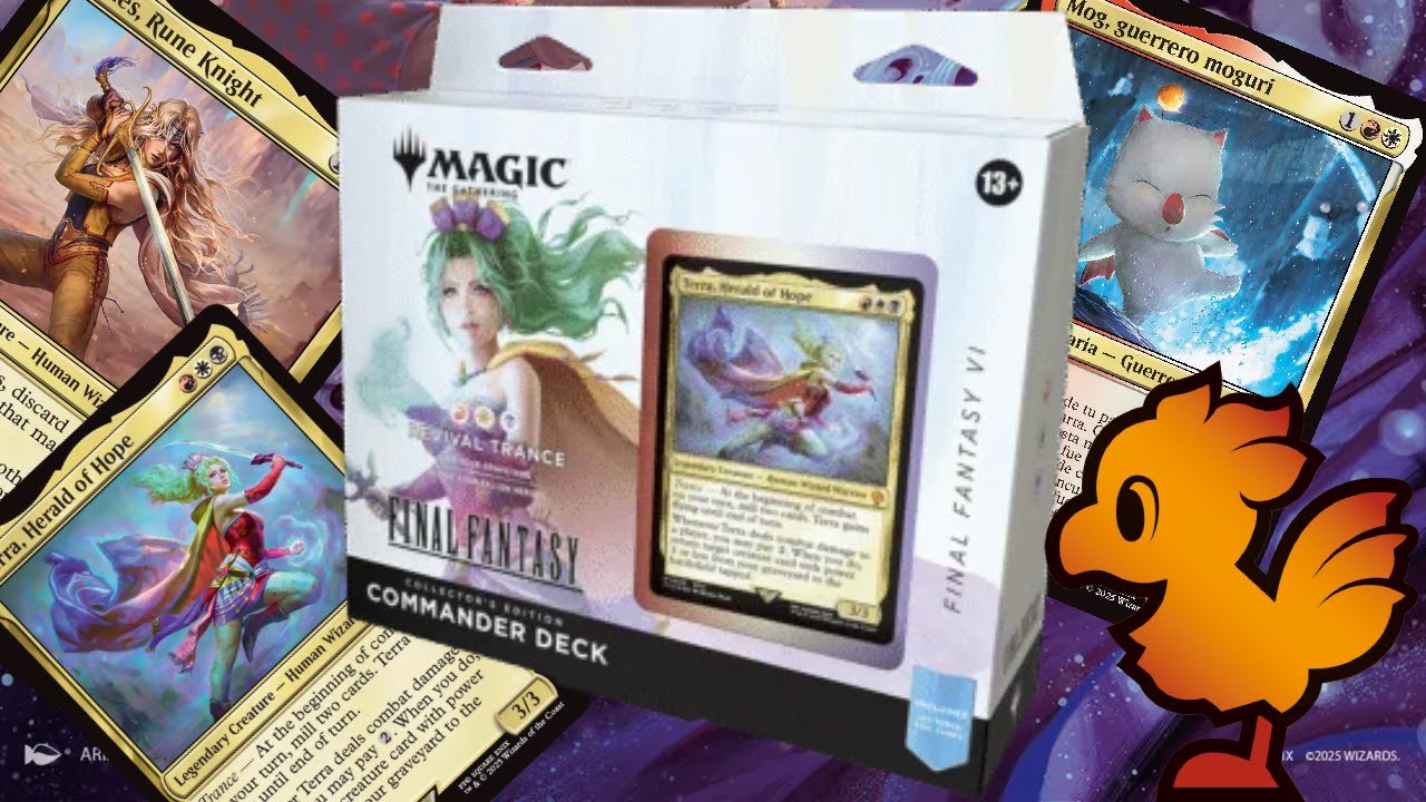 ¡UNBOXING! Mazo, edición de coleccionista. Final Fantasy VI x MTG: Revival Trance