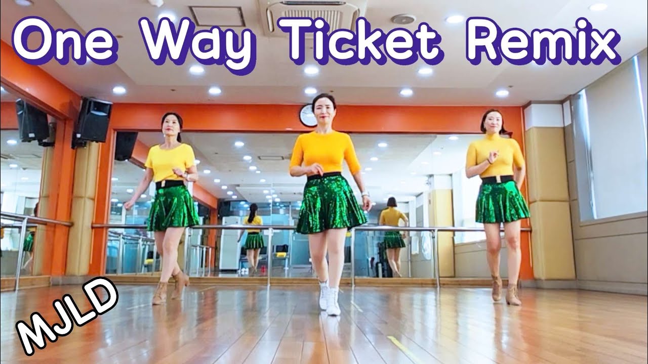 One Way Ticket Remix Line Dance/Maryse Gagnon (CAN) & Stéphane Beauchamp (CAN) - July 2025