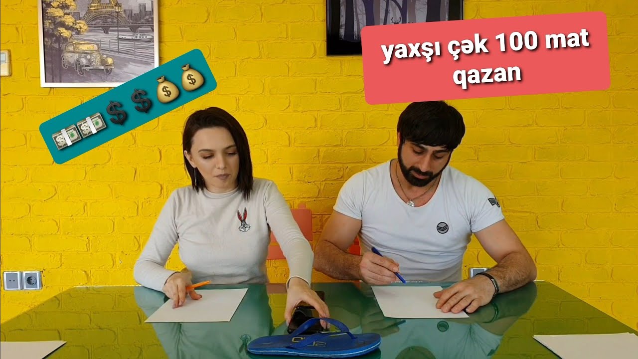 Sekil cek pul qazan 100 manat.(yarisma) |Elcin Murselov & Seva|