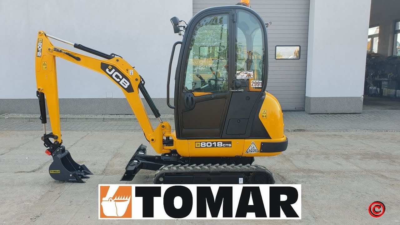 JCB 8018 2017r 4919 tel. +48 575 316 333 mini excavator minikoparka gąsienicowa