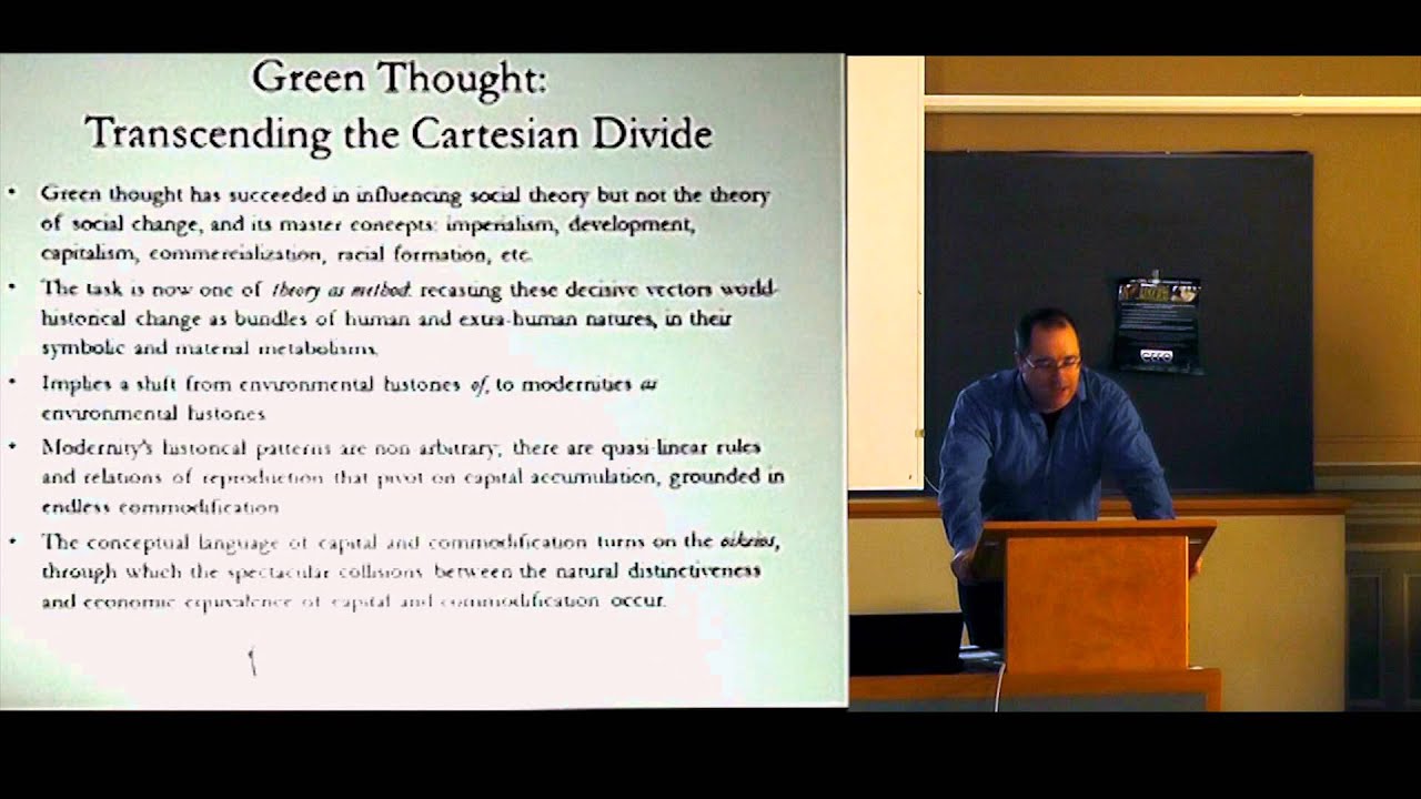 Jason W. Moore, Modernity's Crises and the Myth of Sustainability in the Capitalist World-Ecology