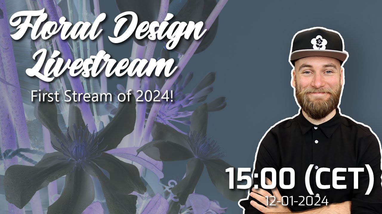First Flower Arranging Livestream of 2024! with Mike Boerma