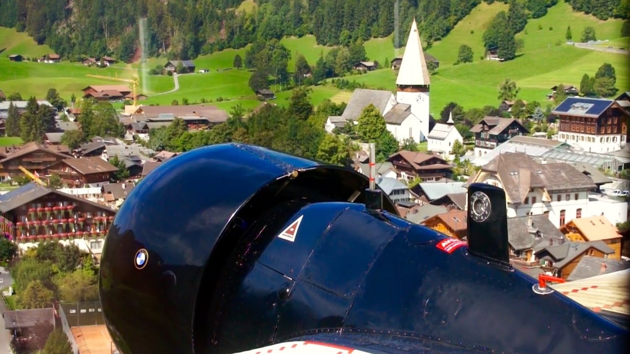 Junkers Ju 52 ✈  Tante JU Spectacular Flight through Swiss Alps from Gstaad