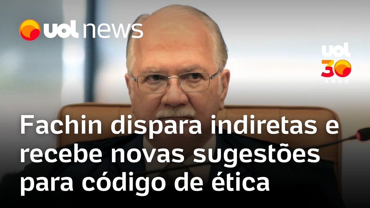 Fachin dispara indiretas aos ministros do STF e recebe novas sugestões para código de ética