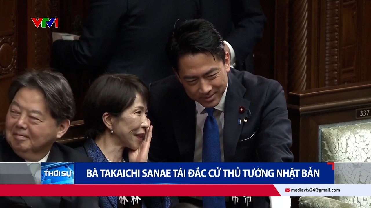 Bà Takaichi Sanae tái đắc cử Thủ tướng Nhật Bản | VTV24