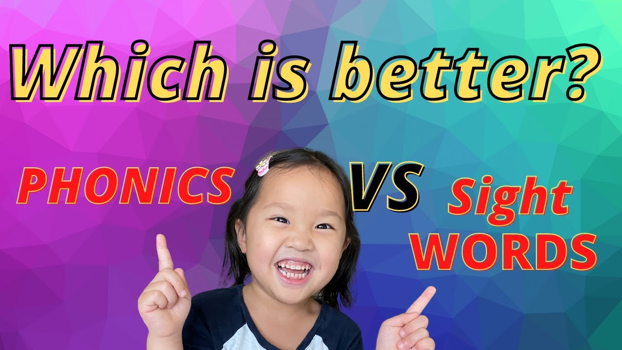 Sight Words VS Phonics: READING WARS to Teach Reading QUICKLY