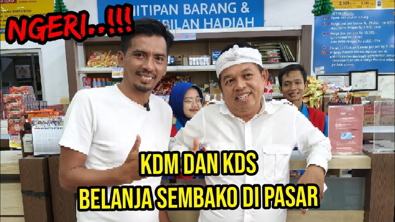 KDM AJAK KADES DEDE BELANJA LOGISTIK BANJIR