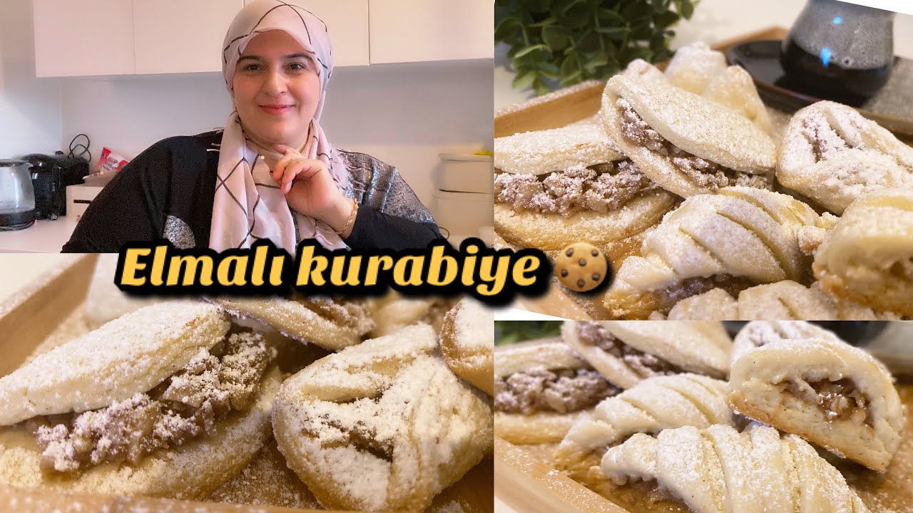 ELMALI🍏KURABİYE 🍪/HALKIMIN VAZ GEÇİLMEZİ/ HER EVDE MUTLAKA OLUR 👍🏼