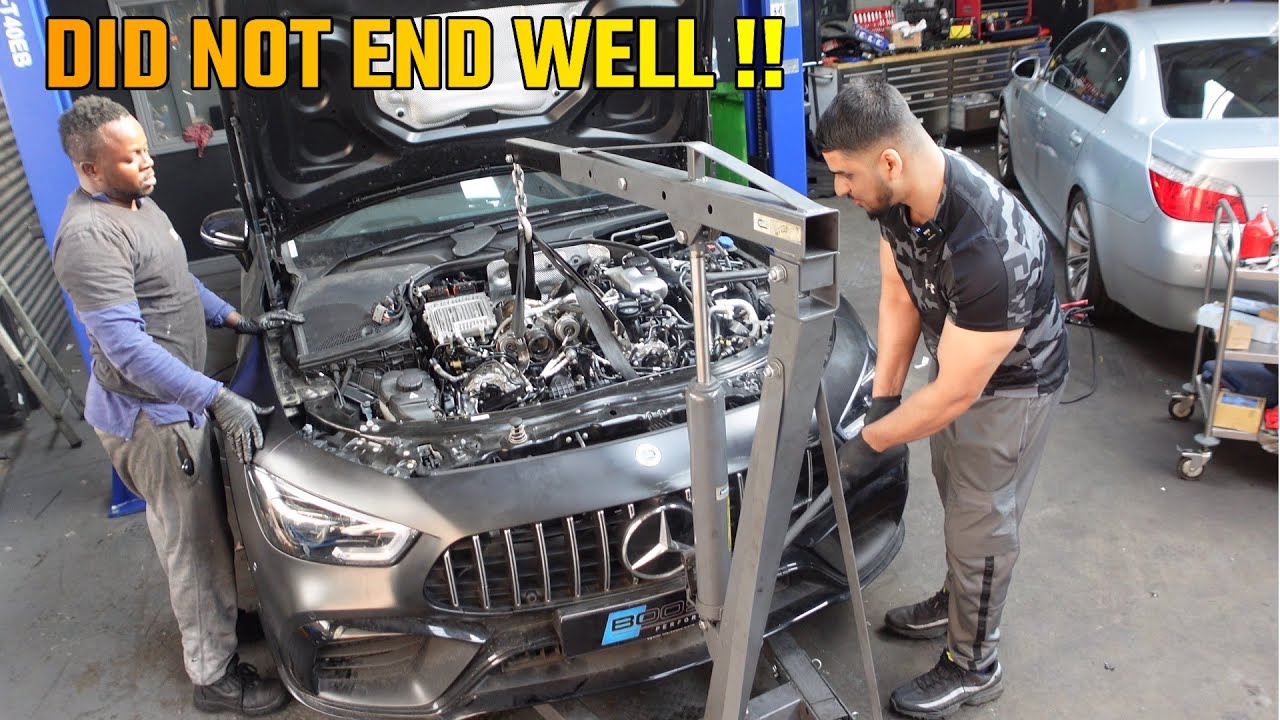WE FINALLY START UP THE EXPENSIVE MERCEDES GT63s AMG THAT I BOUGHT FROM AUCTION - PT5