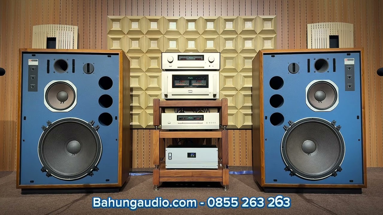 KHỦNG LONG BASS 50Cm JBL 4345 cất tiếng mời các bác đeo tai nghe thưởng thức 2 bản nhạc test