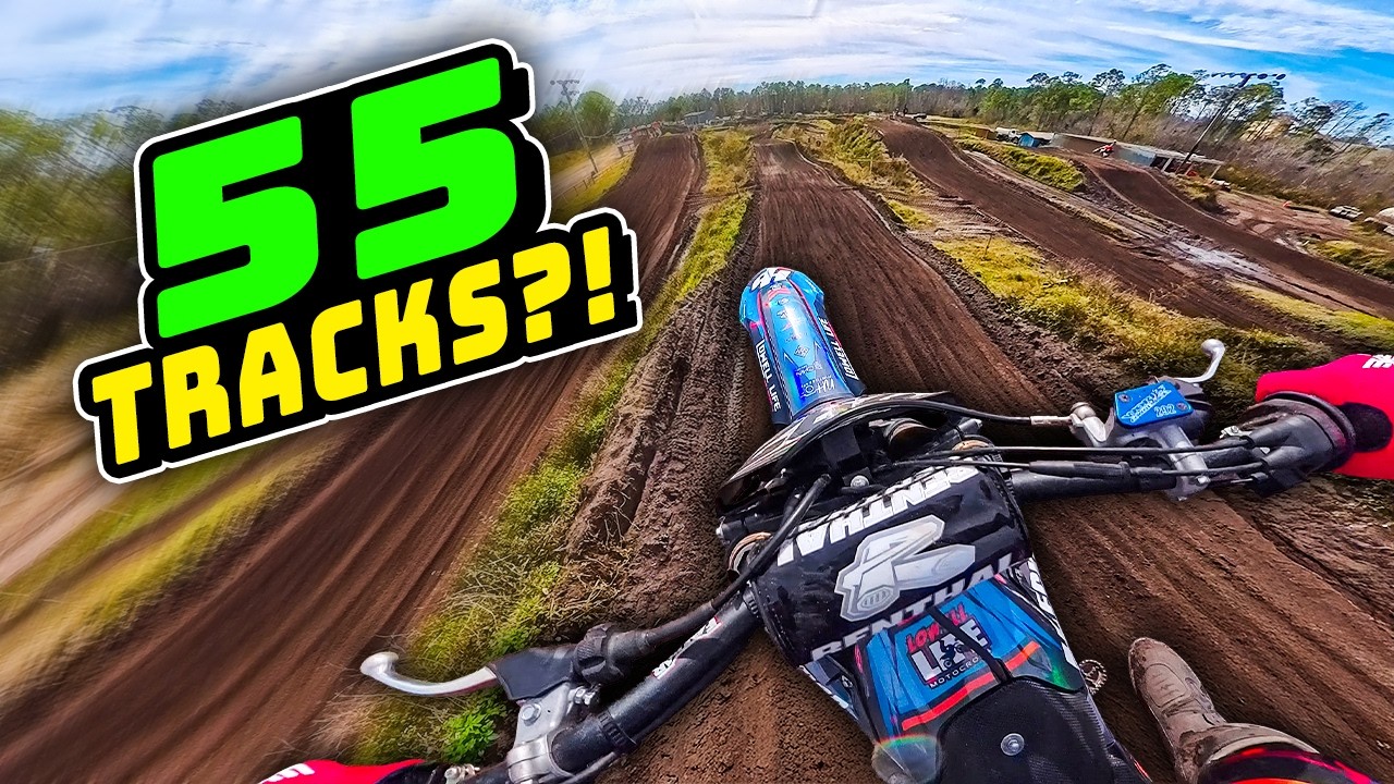 55 Motocross Tracks in 55 Minutes