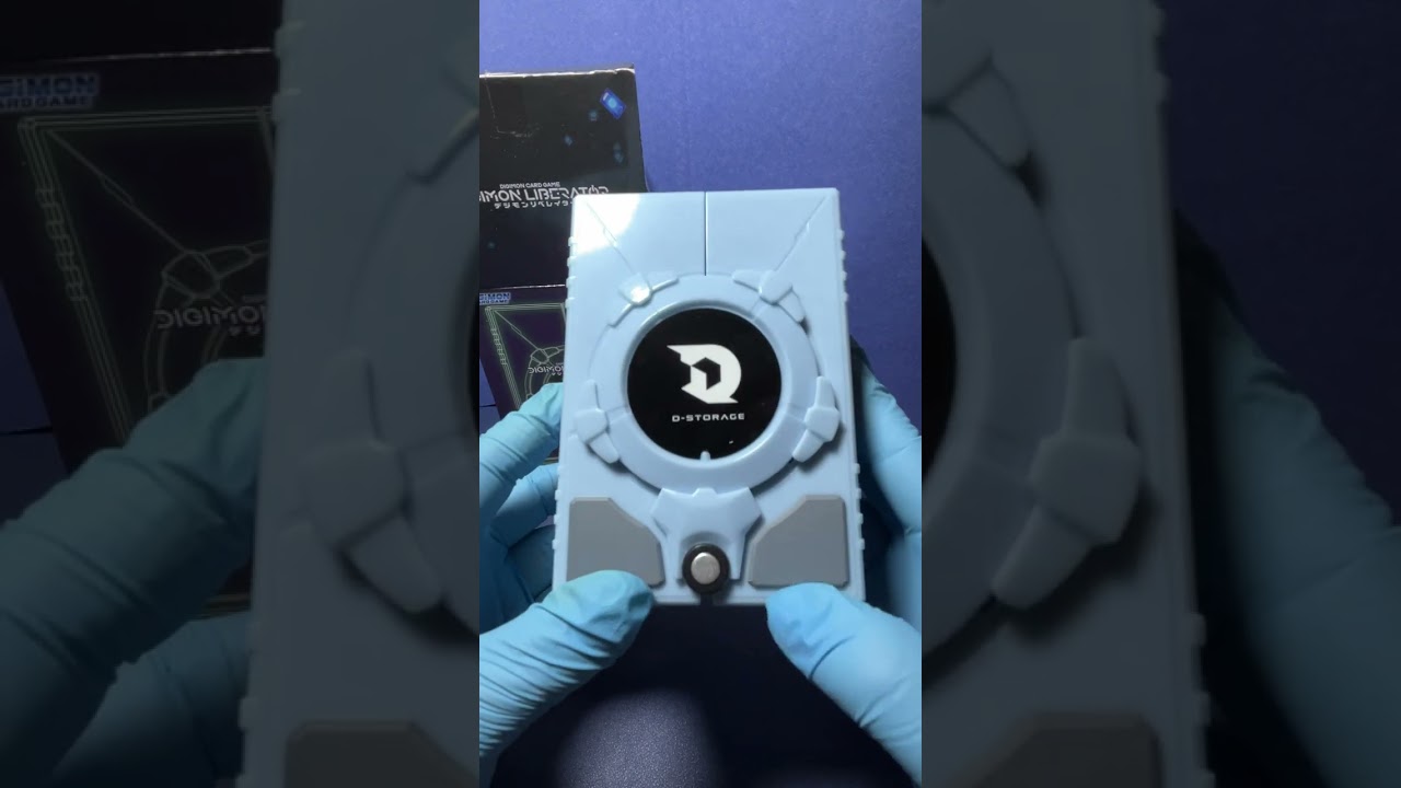 Bandai Digimon Liberator D-Storage Set unboxing #digimontcg trading cards