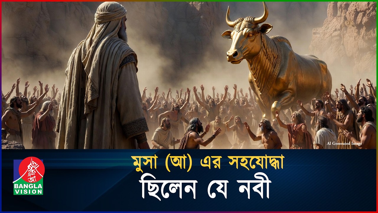মুসা (আ) এর সহযোদ্ধা ছিলেন যে নবী | নবীদের গল্প | হারুন (আ) | পর্ব-১৭ | Harun (AS) | BanglaVision