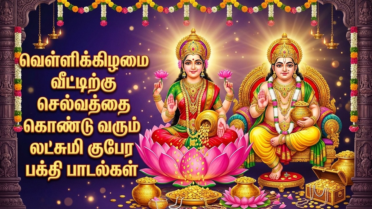 Friday Sri Lakshmi Kubera Bakthi Padalgal | Potri On Sri Lakshmi Kuberar & Tamil Bhakti Songs