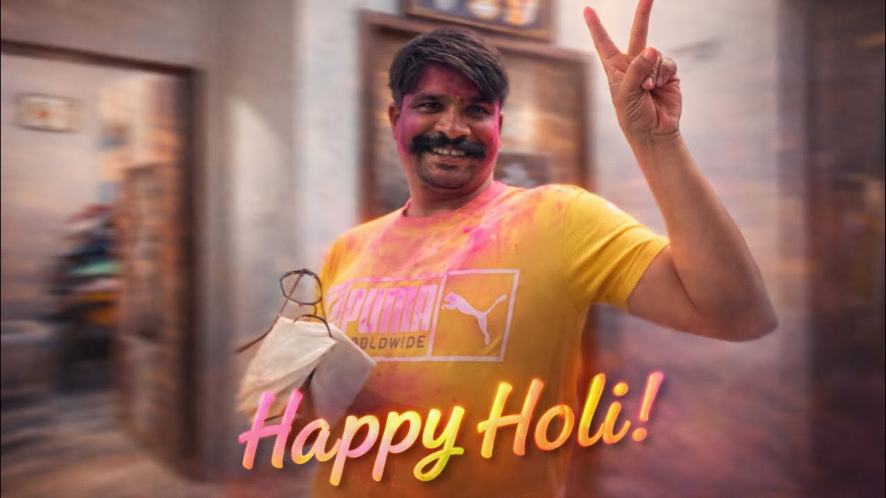 Happy Holi Guy’s 🎨❤️but menai holi nahi celebrate kari 😌