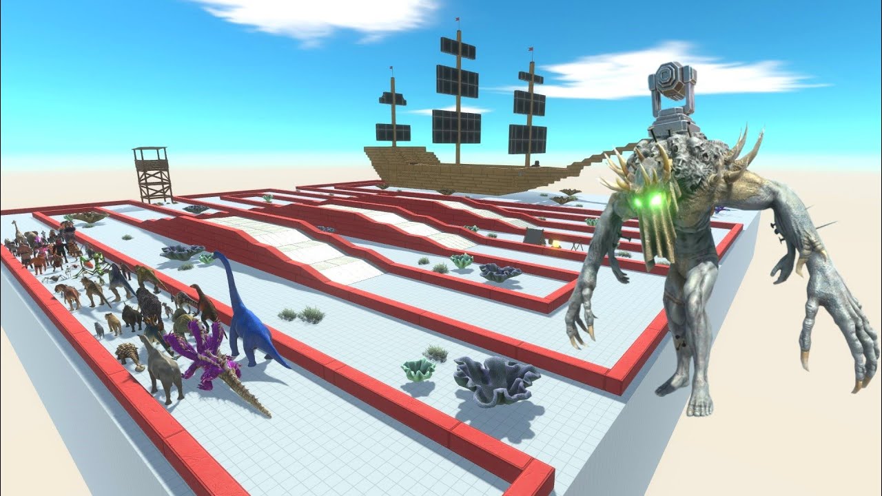 ESCAPE FROM ALIEN JET SCOURGE #2 - ARBS - Animal Revolt Battle Simulator