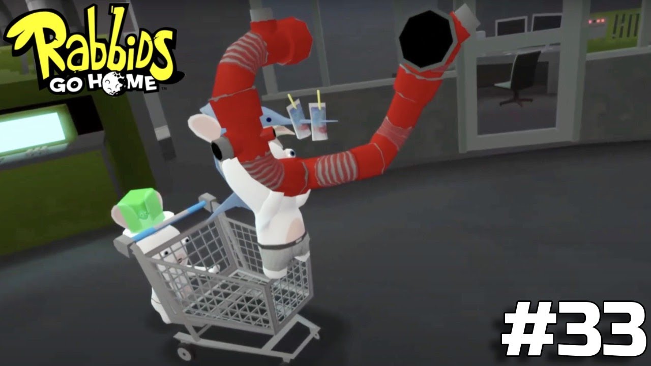 Rabbids Go Home - Gameplay Walkthrough Part 33 - Carry-On Catastrophe [Wii]