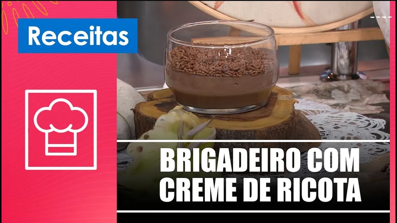 Faça um delicioso brigadeiro com creme de ricota com a nutricionista e Gabriela Cilla – 25/11/24
