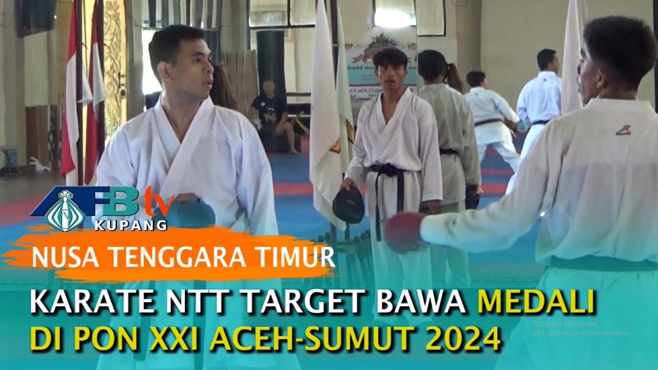 Karate NTT Target Bawa Medali di PON XXI Aceh Sumut 2024
