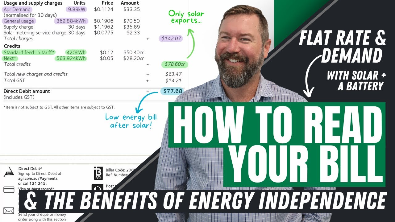 Electricity Bills Explained: Flat Rates & Demand Bills with Solar + Battery AUSTRALIA