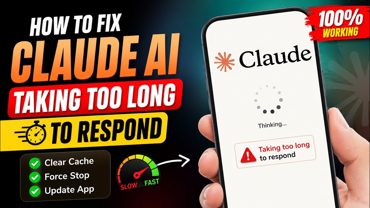 How to Fix Claude AI Taking Too Long to Respond Claude AI Slow or Stuck