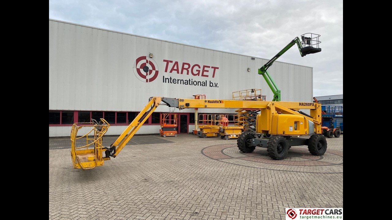 784177 HAULOTTE HA260PX ARTICULATED 4x4x4 DIESEL BOOM LIFT 2560CM 2016 AD127927