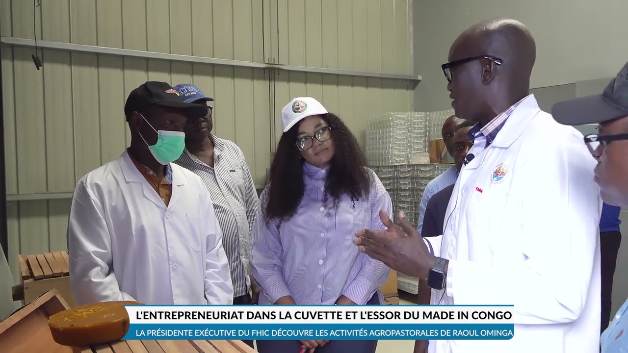Congo Brazzaville. La présidente du FHIC au cœur des activités agropastorales Raoul OMINGA 