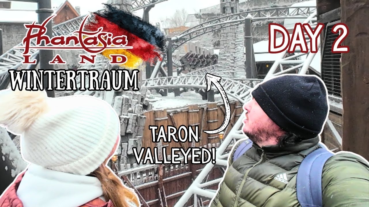 Taron VALLEYED in the snow! | Phantasialand Wintertraum January 2026 Day Two