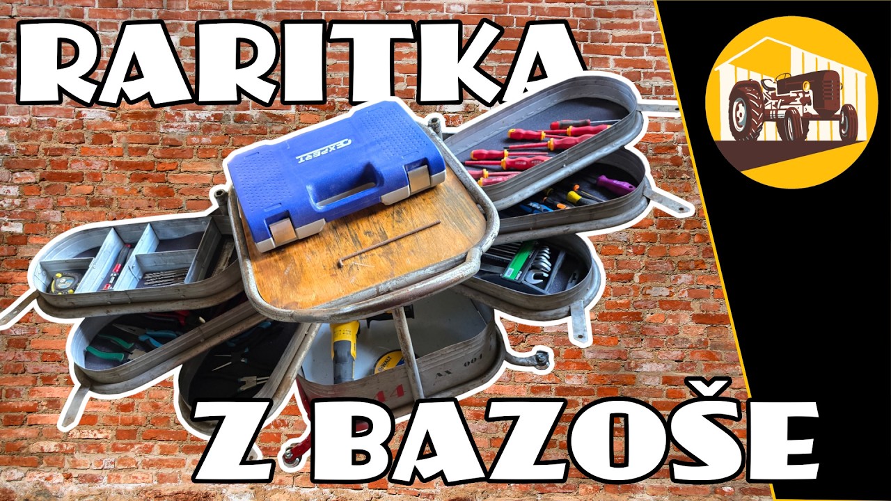 Renovace raritky z Bazoše | Dílenský vozík na nářadí