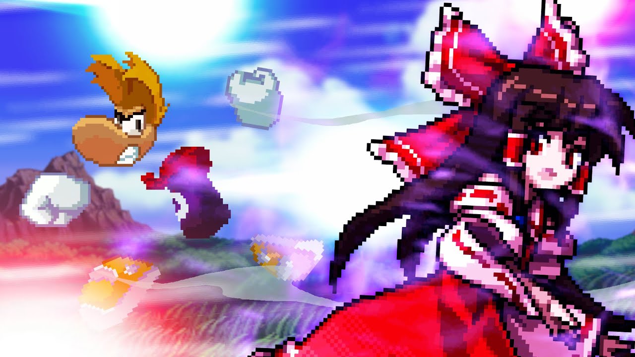 Rayman vs Reimu Hakurei - Sprite Animation (Collab with @Igot-BR ) 1K SUBS SPECIAL!