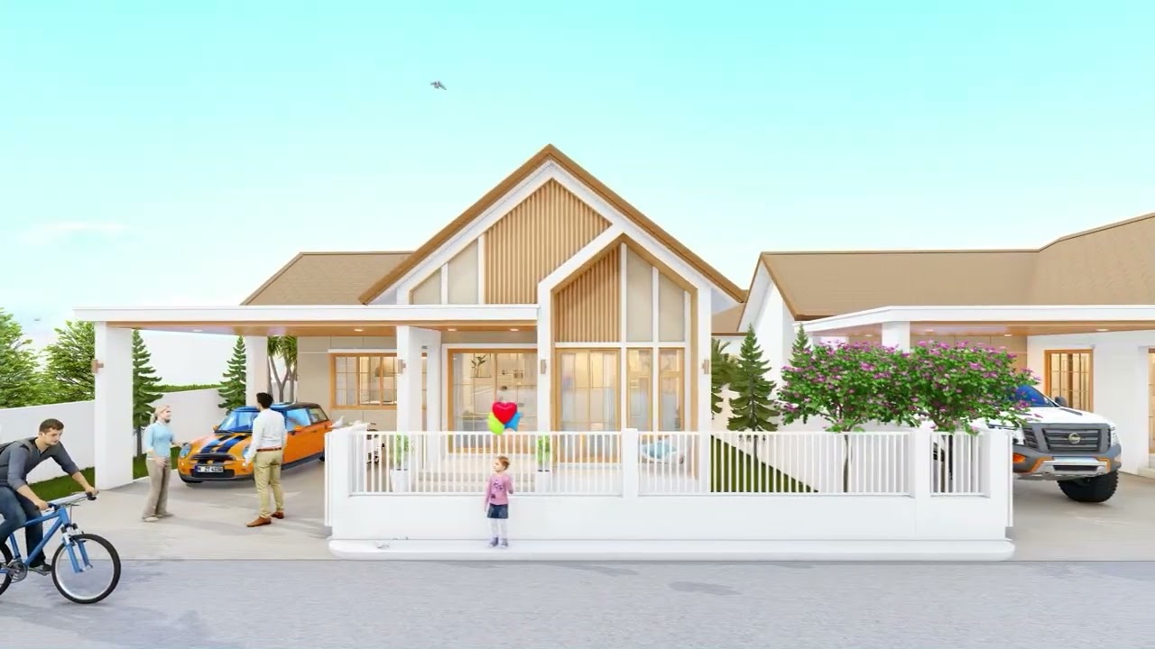 บ้านเดี่ยวชั้นเดียว สไตล์นอร์ดิก-มินิมอล ดอนทราย โพธาราม ราชบุรี