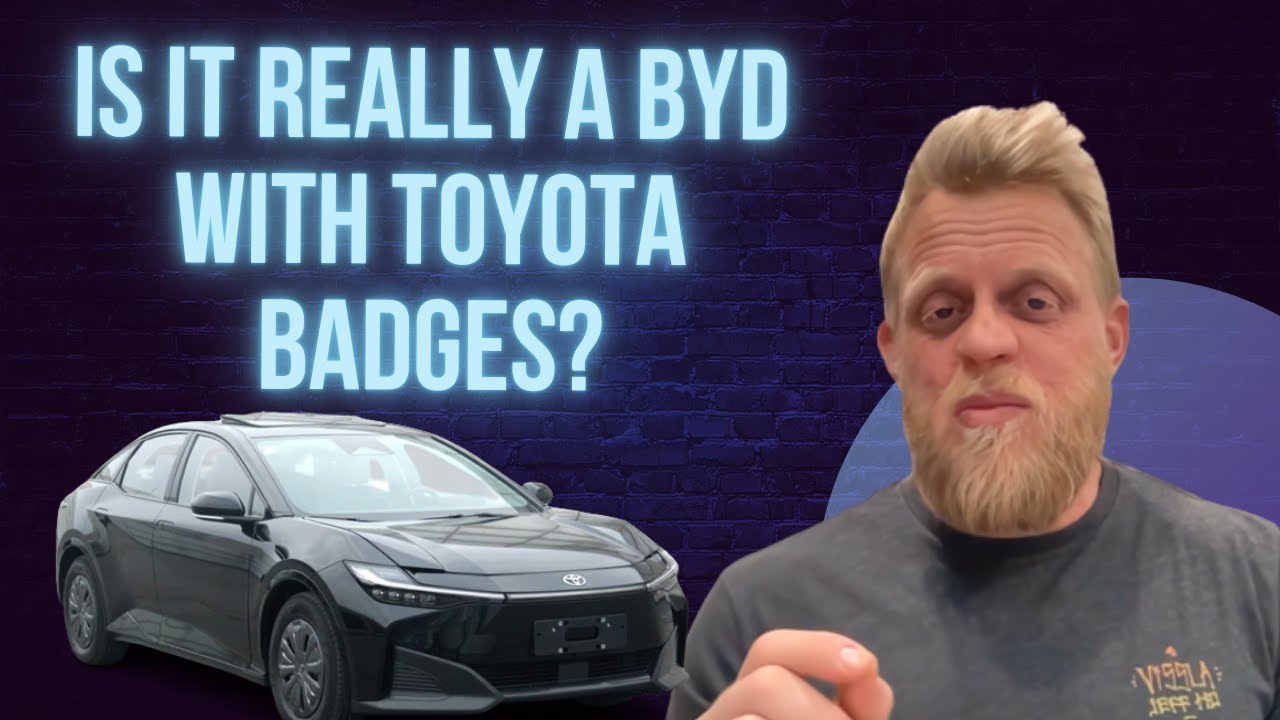 Toyota's NEW Corolla bZ3 Electric Sedan with BYD Technology